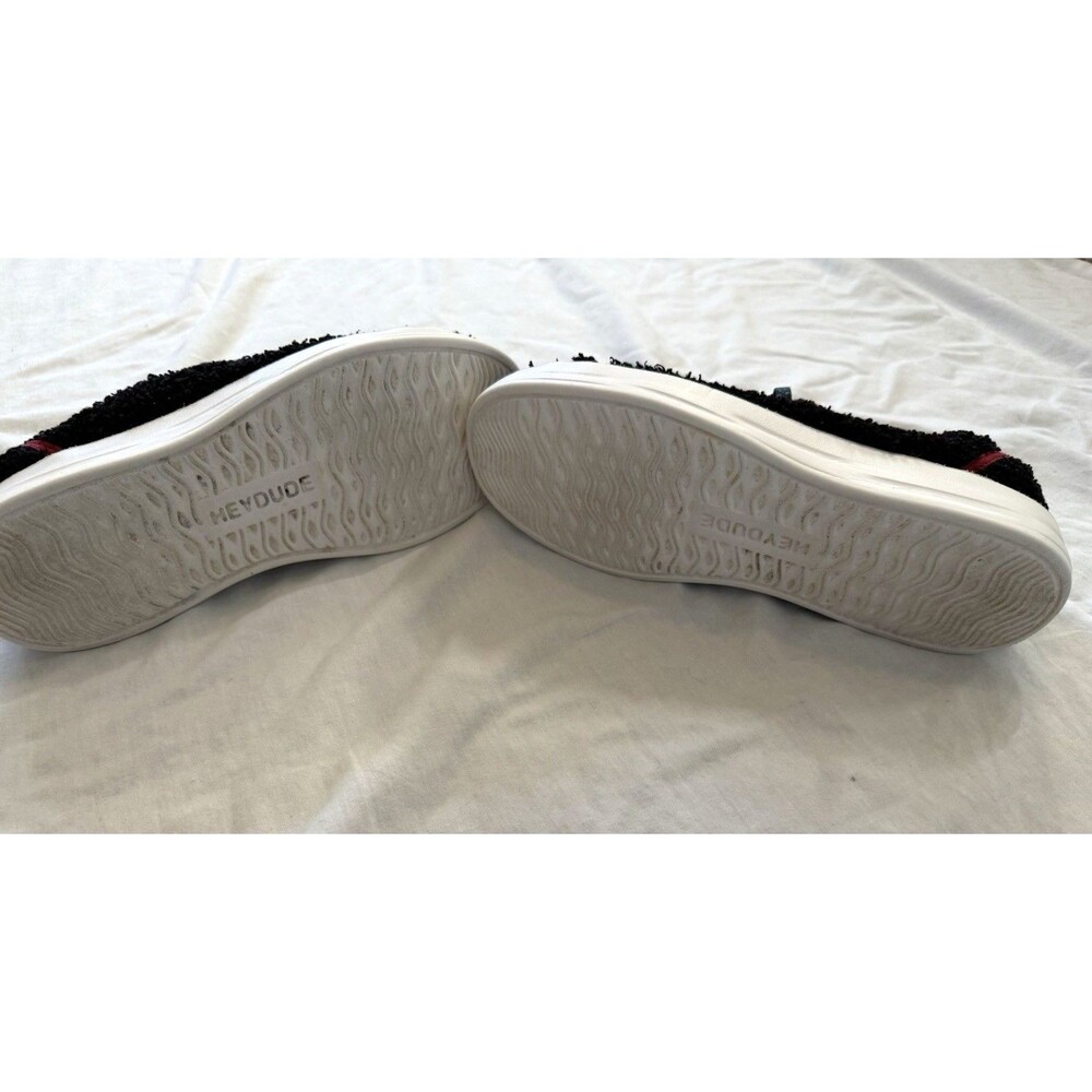 HEY DUDE Womens Teen Karina Sherpa Sneakers Moonless Sangria Size 5 - Picture 7 of 7